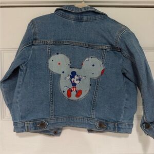 Mickey Mouse Disney Zara Jean jacket size 12-18 months